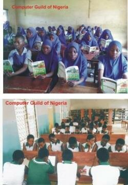Students of St. Louis Grammar School and Isabatudeen Grammar School During the R