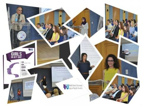 Rafik Hariri University CSIS event Girls in ICT Day, Prof. Ladan