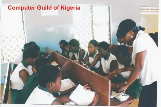 Students of St. Louis Grammar School During the Reading Session